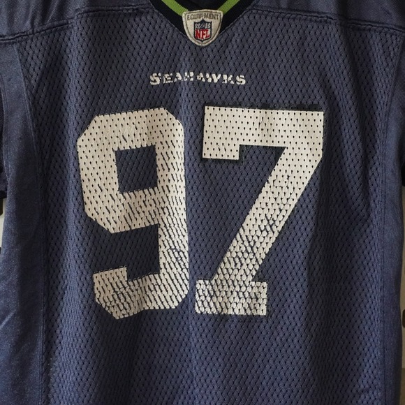 Seattle Seahawks Kerney 97 NFL Football Jersey Kids L Youth Reebok - Picture 3 of 6